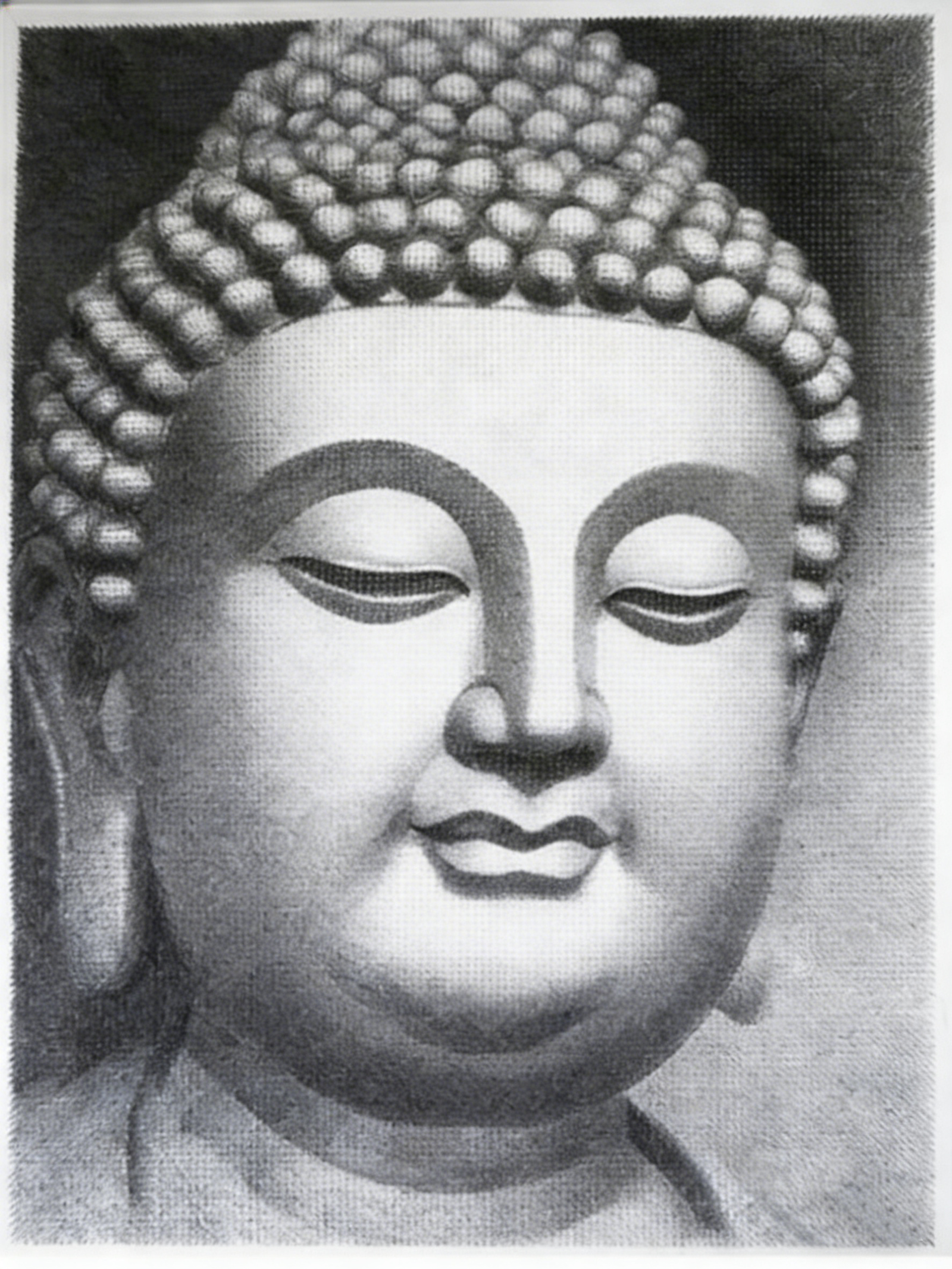 去除佛像图片水印并清晰 (1)